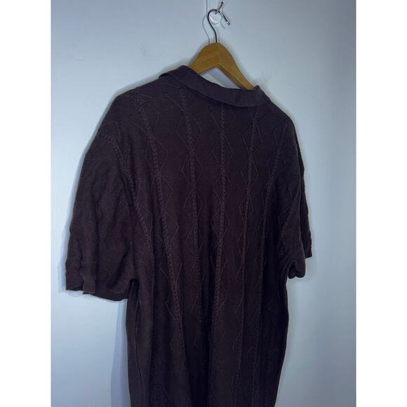 Mens Aberceombie and Fitch Short sleeve cable knit sweater - Picture 5 of 6